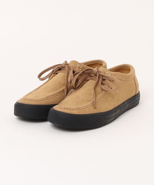 U.S. POLO ASSN.(ユーエスポロアッスン)の「【U.S. POLO ASSN./ユーエスポロアッスン】【落ち着いたスウェードを使用した高級感ある一足】フェイクスウェードブーツ ショートブーツ ワンポイント刺繍 ラバーソール(モカシン/デッキシューズ・メンズ・キャメル/ブラック・27cm/26.5cm/26cm/25.5cm/25cm)」の5枚目の写真