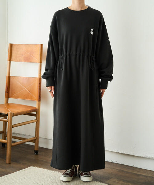 FREAK'S STORE(フリークスストア)の「限定展開 Columbia × FREAK'S STORE/コロンビア 別注W IMPERIAL PARK SWEAT DRESS/ウィメンズインペリアルパークスウェットドレス(ワンピース・レディース・ブラック/ライトグレー/パープル/ネイビー・MEDIUM)」の18枚目の写真