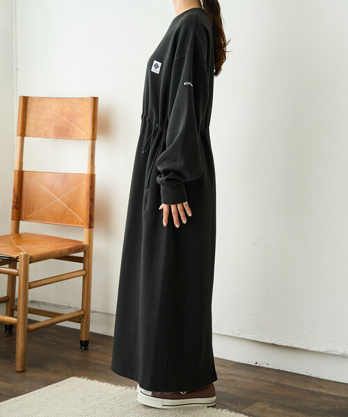 FREAK'S STORE(フリークスストア)の「限定展開 Columbia × FREAK'S STORE/コロンビア 別注W IMPERIAL PARK SWEAT DRESS/ウィメンズインペリアルパークスウェットドレス(ワンピース・レディース・ブラック/ライトグレー/パープル/ネイビー・MEDIUM)」の19枚目の写真