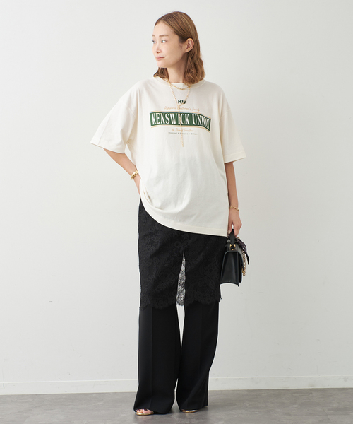 Deuxieme Classe(ドゥーズィエムクラス)の「*トリアセジョーゼット タキシード パンツ(スラックス・レディース・ネイビー/ブラック・34/36/38)」の3枚目の写真