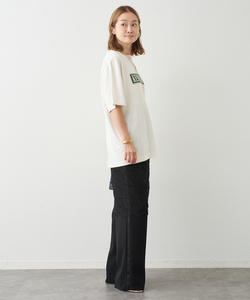 Deuxieme Classe(ドゥーズィエムクラス)の「*トリアセジョーゼット タキシード パンツ(スラックス・レディース・ネイビー/ブラック・34/36/38)」の8枚目の写真