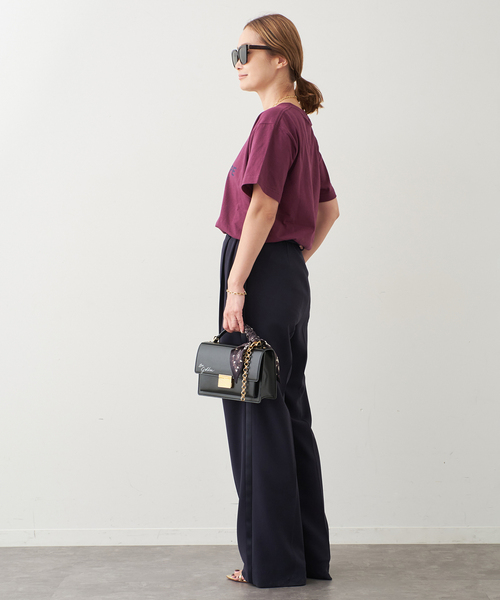 セール】*トリアセジョーゼット タキシード パンツ（スラックス