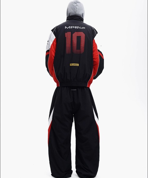 MASONPRINCE（メイソンプリンス）の「オーバーサイズ レーシング コーチJKT JK4062【MASONPRINCE】【2025AW】（ナイロンジャケット・メンズ・マルチ・L/M/S）」の11枚目の写真