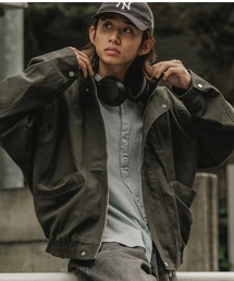 ALL RUNS（オールランズ）の「フライフロント スタンドネック コットンジャケット（カバーオール）」