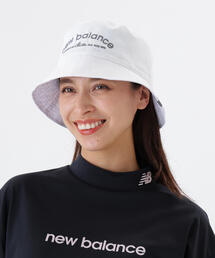 New Balance Golf（ニューバランスゴルフ）の「【new balance golf】無地×ロゴジオメトリック リバーシブル仕様 バケットハット (UNISEX)（ハット）」