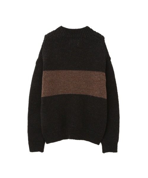 MHL.（エムエイチエル）の「NATURAL SPUN WOOL（ニット/セーター・メンズ・ダークブラウン・LARGE/MEDIUM）」の5枚目の写真
