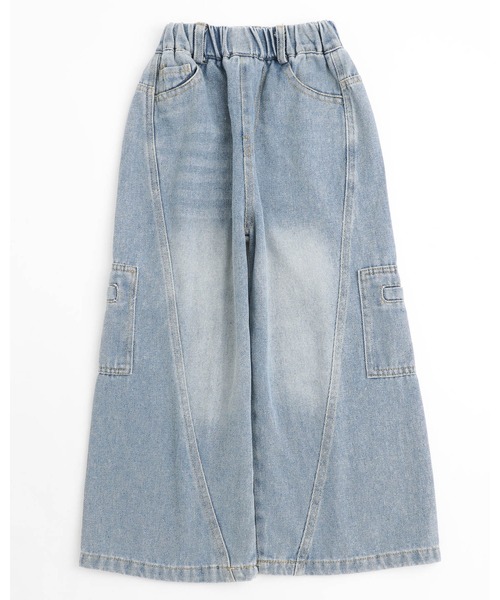 URBAN CHERRY（アーバンチェリー）の「カーブステッチカーゴデニムパンツ（デニムパンツ・キッズ・ブルー・110cm/120cm/140cm/130cm/150cm）」の11枚目の写真