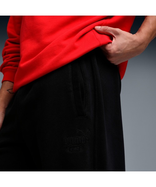 PUMA(プーマ)の「PUMA プーマ メンズ キング スウェットパンツ(その他パンツ・メンズ・ライトグレー/ブラック・LARGE/MEDIUM/X-SMALL/SMALL/X-LARGE)」の4枚目の写真
