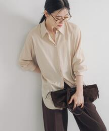 URBAN RESEARCH（アーバンリサーチ）の「レギュラーカラーシルキーシャツ（Tシャツ/カットソー・レディース）」