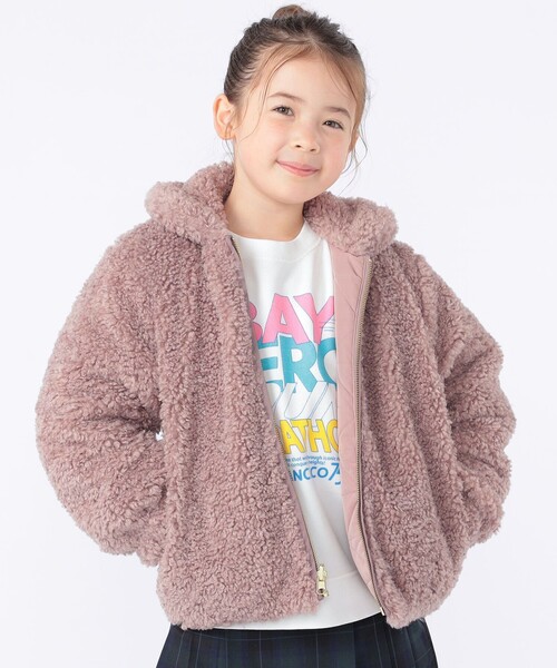 SHIPS(シップス)の「SHIPS KIDS:100~130cm / プードルファー×タフタ リバーシブル ジャケット(その他アウター・キッズ・オフホワイト/ブラウン系・120/110/100/130)」の14枚目の写真
