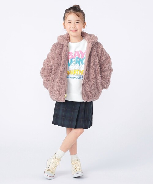 SHIPS(シップス)の「SHIPS KIDS:100~130cm / プードルファー×タフタ リバーシブル ジャケット(その他アウター・キッズ・オフホワイト/ブラウン系・120/110/100/130)」の19枚目の写真