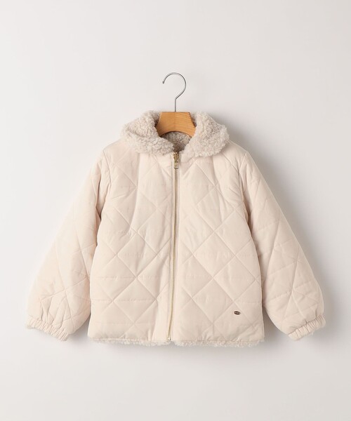 SHIPS(シップス)の「SHIPS KIDS:100~130cm / プードルファー×タフタ リバーシブル ジャケット(その他アウター・キッズ・オフホワイト/ブラウン系・120/110/100/130)」の21枚目の写真