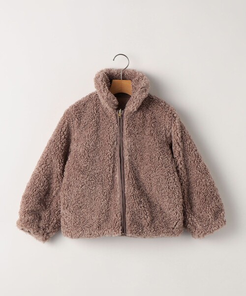SHIPS(シップス)の「SHIPS KIDS:100~130cm / プードルファー×タフタ リバーシブル ジャケット(その他アウター・キッズ・オフホワイト/ブラウン系・120/110/100/130)」の22枚目の写真