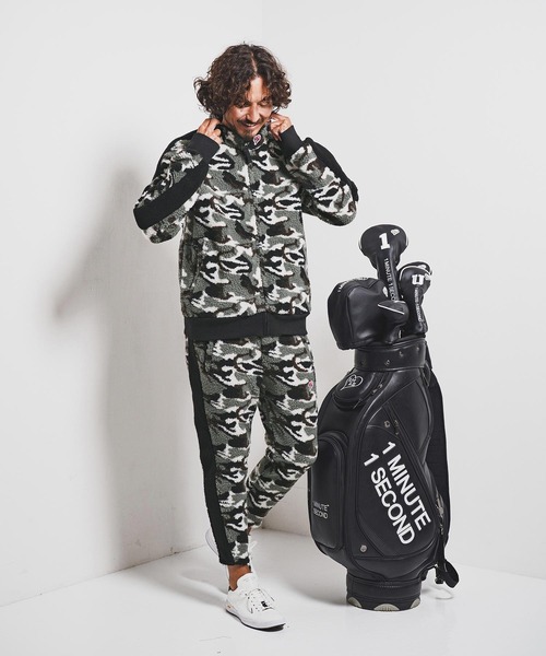 1minute 1second（ワンミニットワンセカンド）の「mj11156-camouflage boa line truck JKT ボアトラックジャケット(1M25F110)（その他アウター・メンズ・ホワイト系その他/カーキ系・XL/L/M/S）」の8枚目の写真