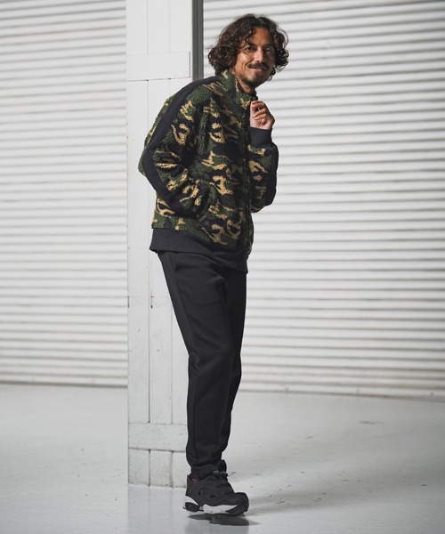 1minute 1second（ワンミニットワンセカンド）の「mj11156-camouflage boa line truck JKT ボアトラックジャケット(1M25F110)（その他アウター・メンズ・ホワイト系その他/カーキ系・XL/L/M/S）」の13枚目の写真