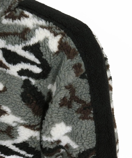 1minute 1second（ワンミニットワンセカンド）の「mj11156-camouflage boa line truck JKT ボアトラックジャケット(1M25F110)（その他アウター・メンズ・ホワイト系その他/カーキ系・XL/L/M/S）」の21枚目の写真