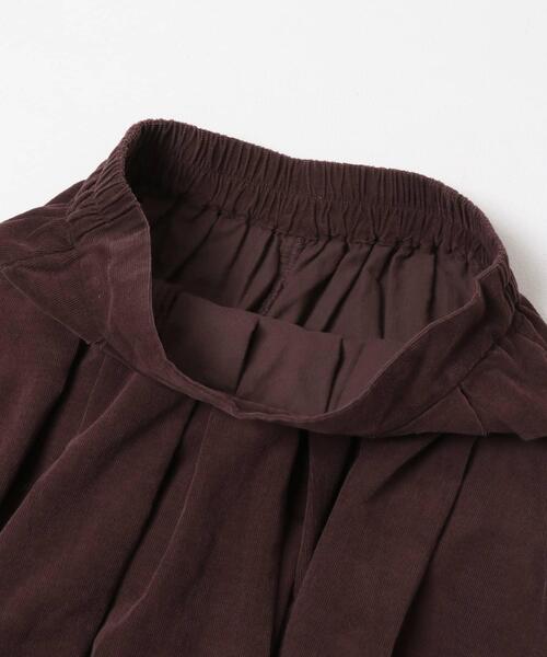ITEMS URBANRESEARCH（アイテムズ アーバンリサーチ）の「Souplement Croduroy Skirt（スカート・レディース・ブラック/ホワイト系その他/ブラウン・FREE）」の15枚目の写真