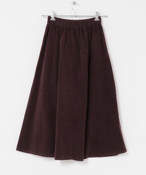 ITEMS URBANRESEARCH（アイテムズ アーバンリサーチ）の「Souplement Croduroy Skirt（スカート・レディース・ブラック/ホワイト系その他/ブラウン・FREE）」の17枚目の写真