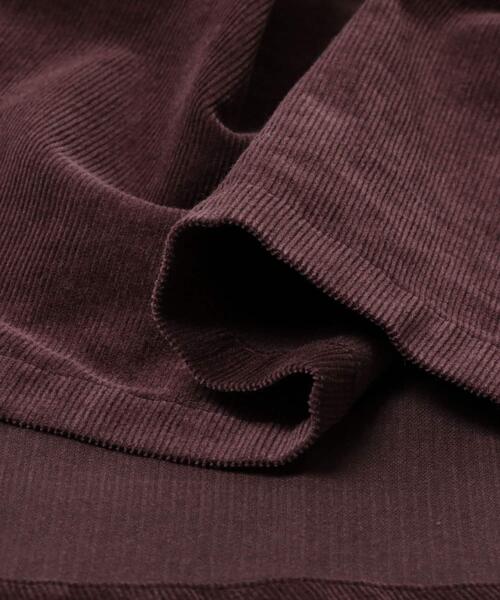 ITEMS URBANRESEARCH（アイテムズ アーバンリサーチ）の「Souplement Croduroy Skirt（スカート・レディース・ブラック/ホワイト系その他/ブラウン・FREE）」の18枚目の写真