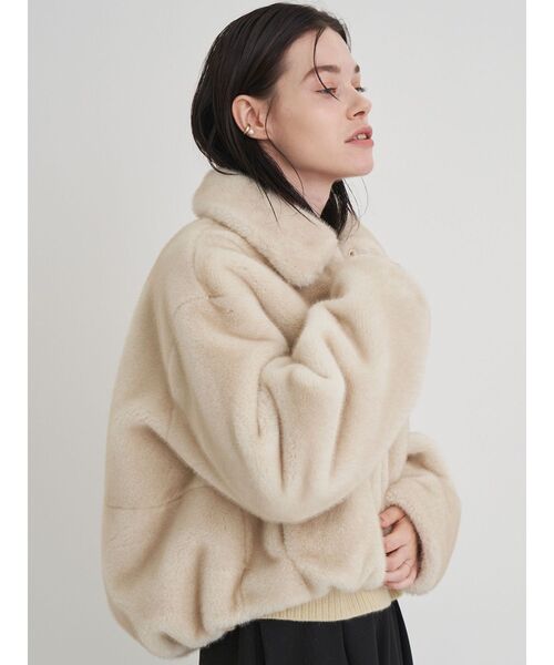 ELENDEEK（エレンディーク）の「ファージップブルゾン（ブルゾン・レディース・ブラウン/ベージュ・FREE）」の5枚目の写真