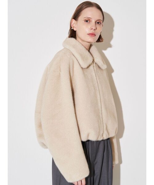 ELENDEEK（エレンディーク）の「ファージップブルゾン（ブルゾン・レディース・ブラウン/ベージュ・FREE）」の11枚目の写真