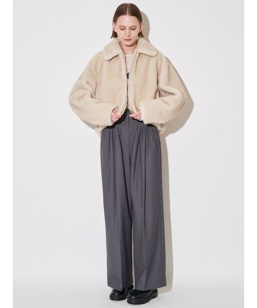 ELENDEEK（エレンディーク）の「ファージップブルゾン（ブルゾン・レディース・ブラウン/ベージュ・FREE）」の15枚目の写真