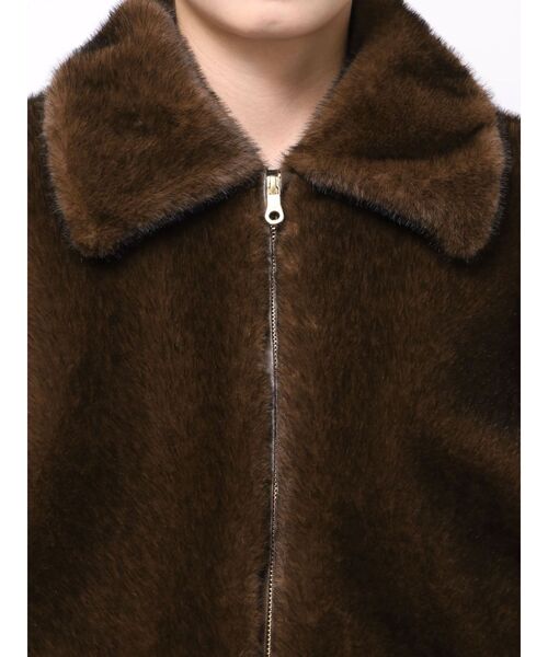 ELENDEEK（エレンディーク）の「ファージップブルゾン（ブルゾン・レディース・ブラウン/ベージュ・FREE）」の20枚目の写真