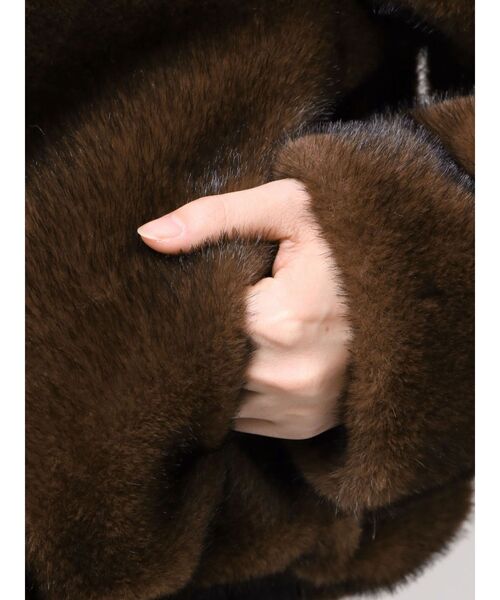 ELENDEEK（エレンディーク）の「ファージップブルゾン（ブルゾン・レディース・ブラウン/ベージュ・FREE）」の22枚目の写真