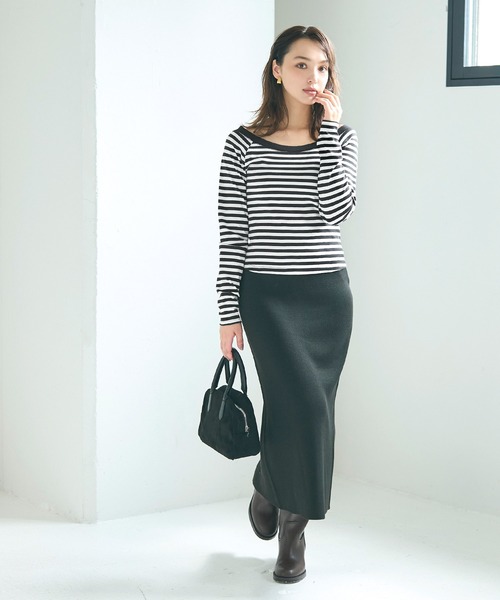 coca(coca)(コカ)の「スムースラグランオフショルダートップス(Tシャツ/カットソー・レディース・ホワイト/ピンク/ブラック/その他1・L/XL/S/M)」の19枚目の写真