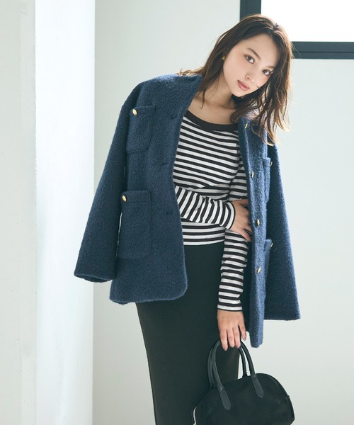coca(coca)(コカ)の「スムースラグランオフショルダートップス(Tシャツ/カットソー・レディース・ホワイト/ピンク/ブラック/その他1・L/XL/S/M)」の22枚目の写真