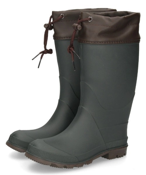 Parade(パレード)の「【防水】ドローコード付きレインブーツ 56604(レインシューズ・キッズ・ブラック/カーキ/サックスブルー/ブラウン/ネイビー/ラベンダー・21.0cm/24.0cm/19.0cm/20.0cm/22.0cm/23.0cm/16.0cm/17.0cm/18.0cm)」の3枚目の写真