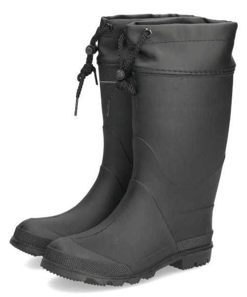 Parade(パレード)の「【防水】ドローコード付きレインブーツ 56604(レインシューズ・キッズ・ブラック/カーキ/サックスブルー/ブラウン/ネイビー/ラベンダー・21.0cm/24.0cm/19.0cm/20.0cm/22.0cm/23.0cm/16.0cm/17.0cm/18.0cm)」の1枚目の写真