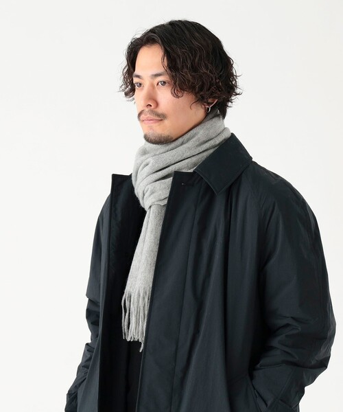 B:MING by BEAMS（ビーミングバイビームス）の「ウール カシミヤ マフラー 25FW（60cm）（ユニセックス）（マフラー・メンズ・ブラック/その他/グレー/ネイビー/その他1/ブラウン・ONE SIZE）」の22枚目の写真