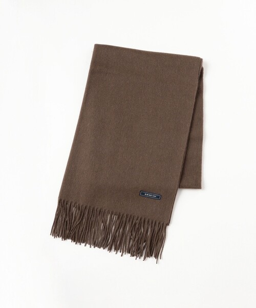 B:MING by BEAMS（ビーミングバイビームス）の「ウール カシミヤ マフラー 25FW（60cm）（ユニセックス）（マフラー・メンズ・ブラック/その他/グレー/ネイビー/その他1/ブラウン・ONE SIZE）」の14枚目の写真