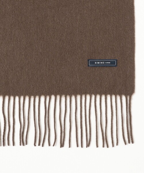 B:MING by BEAMS（ビーミングバイビームス）の「ウール カシミヤ マフラー 25FW（60cm）（ユニセックス）（マフラー・メンズ・ブラック/その他/グレー/ネイビー/その他1/ブラウン・ONE SIZE）」の15枚目の写真