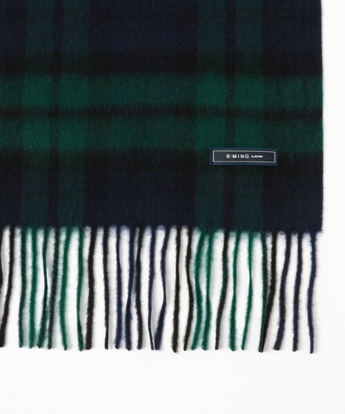 B:MING by BEAMS（ビーミングバイビームス）の「ウール カシミヤ マフラー 25FW（60cm）（ユニセックス）（マフラー・メンズ・ブラック/その他/グレー/ネイビー/その他1/ブラウン・ONE SIZE）」の19枚目の写真