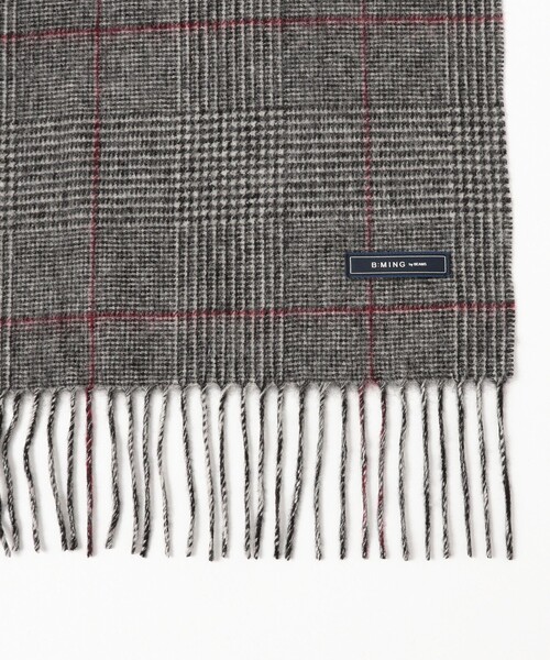B:MING by BEAMS（ビーミングバイビームス）の「ウール カシミヤ マフラー 25FW（60cm）（ユニセックス）（マフラー・メンズ・ブラック/その他/グレー/ネイビー/その他1/ブラウン・ONE SIZE）」の21枚目の写真