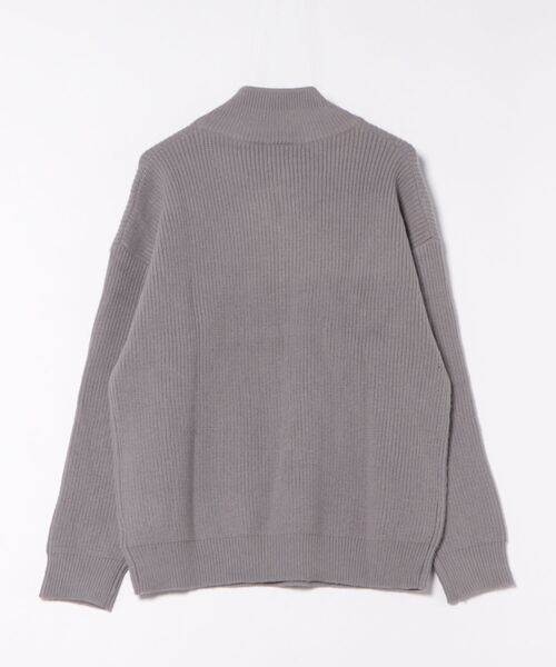 aimoha(アイモハ)の「ハーフジップニット/Half-zip knit (AW)(ニット/セーター・メンズ・グレー/オフホワイト/ブラック・X-LARGE/XX-LARGE/XXX-LARGE)」の4枚目の写真