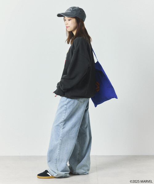 MARVEL/マーベル/アイアンマン/クルーネックスウェット/静電フロッキー