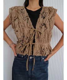 TRUNC | Embroidery Ribbon Vest(ベスト)