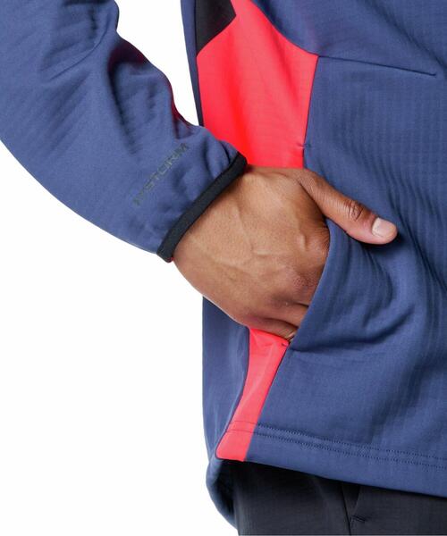 UNDER ARMOUR(アンダーアーマー)の「UAウインターニット 3レイヤー フルジップ フーディー(トレーニング/メンズ)(その他アウター・メンズ・ネイビー×ホワイト・M/S/3XL/XL/2XL/L)」の8枚目の写真