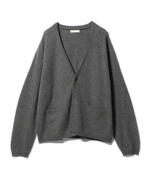 ESTNATION(エストネーション)の「COLUMN / カシミヤ ニットカーディガン<THE COLUMN>(カーディガン/ボレロ・メンズ・ネイビー/グレー・MEDIUM/LARGE)」の2枚目の写真