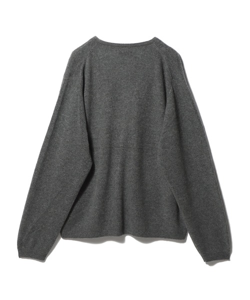 ESTNATION(エストネーション)の「COLUMN / カシミヤ ニットカーディガン<THE COLUMN>(カーディガン/ボレロ・メンズ・ネイビー/グレー・MEDIUM/LARGE)」の3枚目の写真