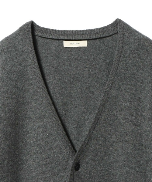 ESTNATION(エストネーション)の「COLUMN / カシミヤ ニットカーディガン<THE COLUMN>(カーディガン/ボレロ・メンズ・ネイビー/グレー・MEDIUM/LARGE)」の4枚目の写真