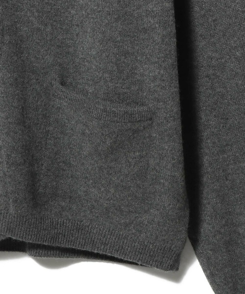 ESTNATION(エストネーション)の「COLUMN / カシミヤ ニットカーディガン<THE COLUMN>(カーディガン/ボレロ・メンズ・ネイビー/グレー・MEDIUM/LARGE)」の5枚目の写真