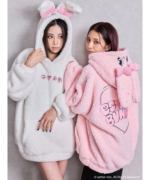 セール】Esther Bunny×GYDA BIG ボアパーカー（パーカー）｜GYDA