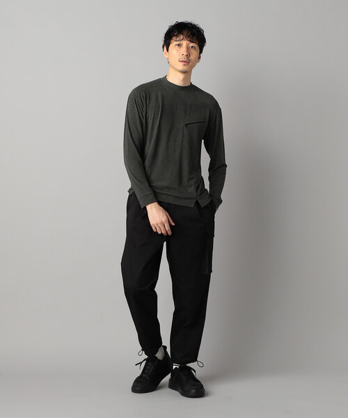 β MEN(ベータメン)の「シングル カーゴパンツ(その他パンツ・メンズ・ブラウン/ブラック・L/M)」の4枚目の写真