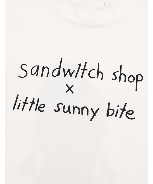 Little sunny bite(リトルサニーバイト)の「【RES】【Little Sunny Bite】sandwitch shop x little sunny bite My muse LS TEE(Tシャツ/カットソー・レディース・ブラック/サックスブルー/ホワイト・SMALL)」の12枚目の写真