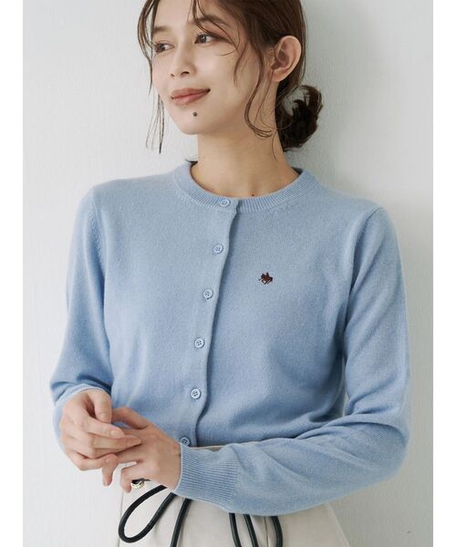 【POLO BCSコラボ】カシミヤ100クルーネックカーデ