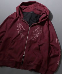 SITRY(Vg[)Trival Logo  Rose Design Hoodie/gCoS I[o[TCY _uWbv tWbvp[J[ t[fB[ p[J[ XEFbg fB[X Y(p[J[)